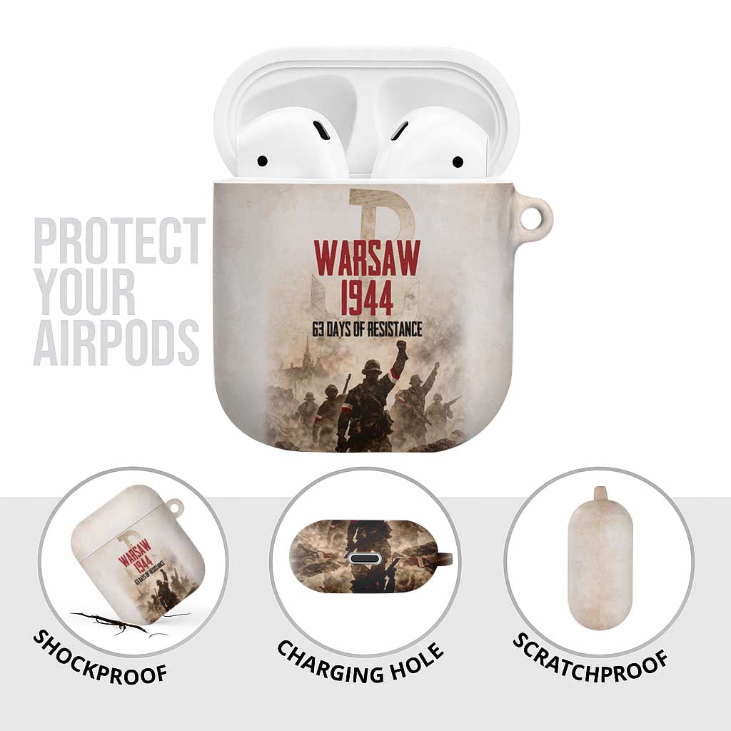 Polish Kotwica Warsaw Uprising 1944 AirPods Case 63 Days of Resistance WWII
