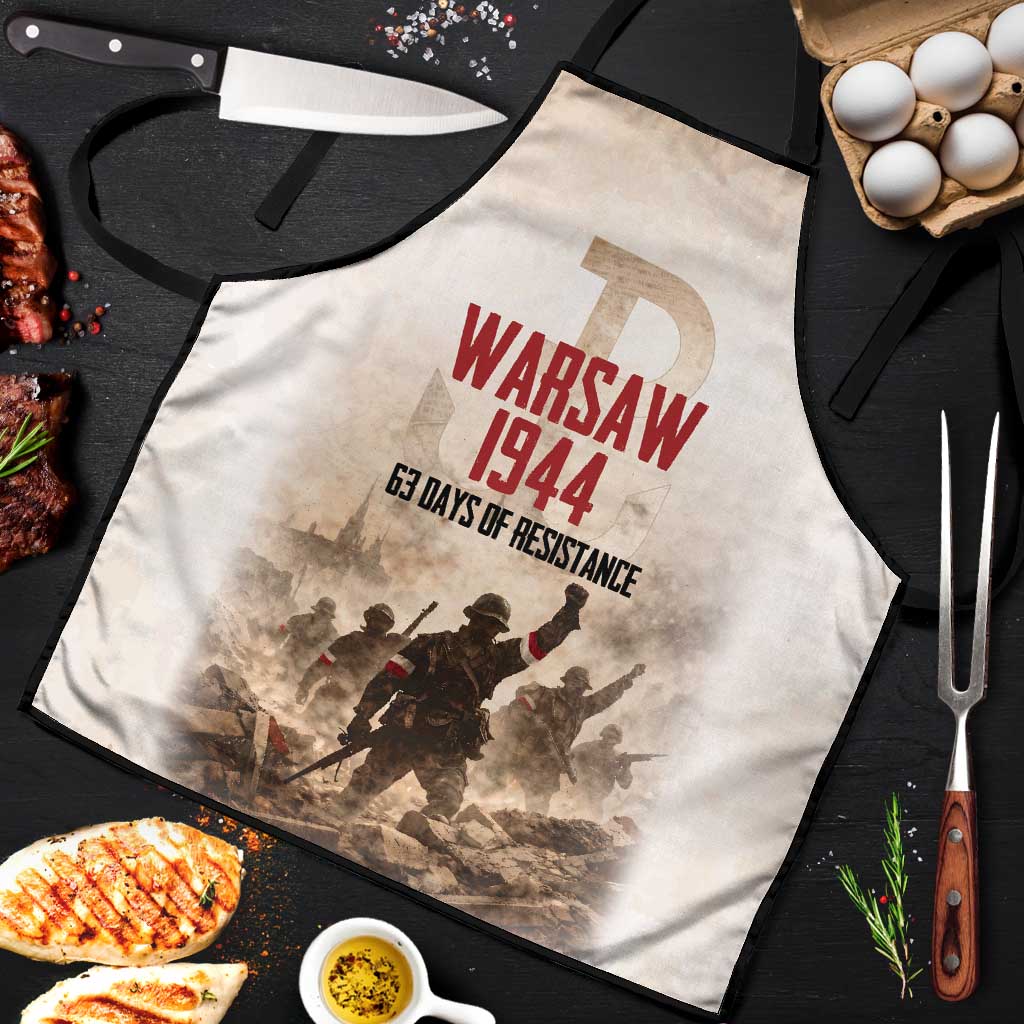 Polish Kotwica Warsaw Uprising 1944 Apron 63 Days of Resistance WWII