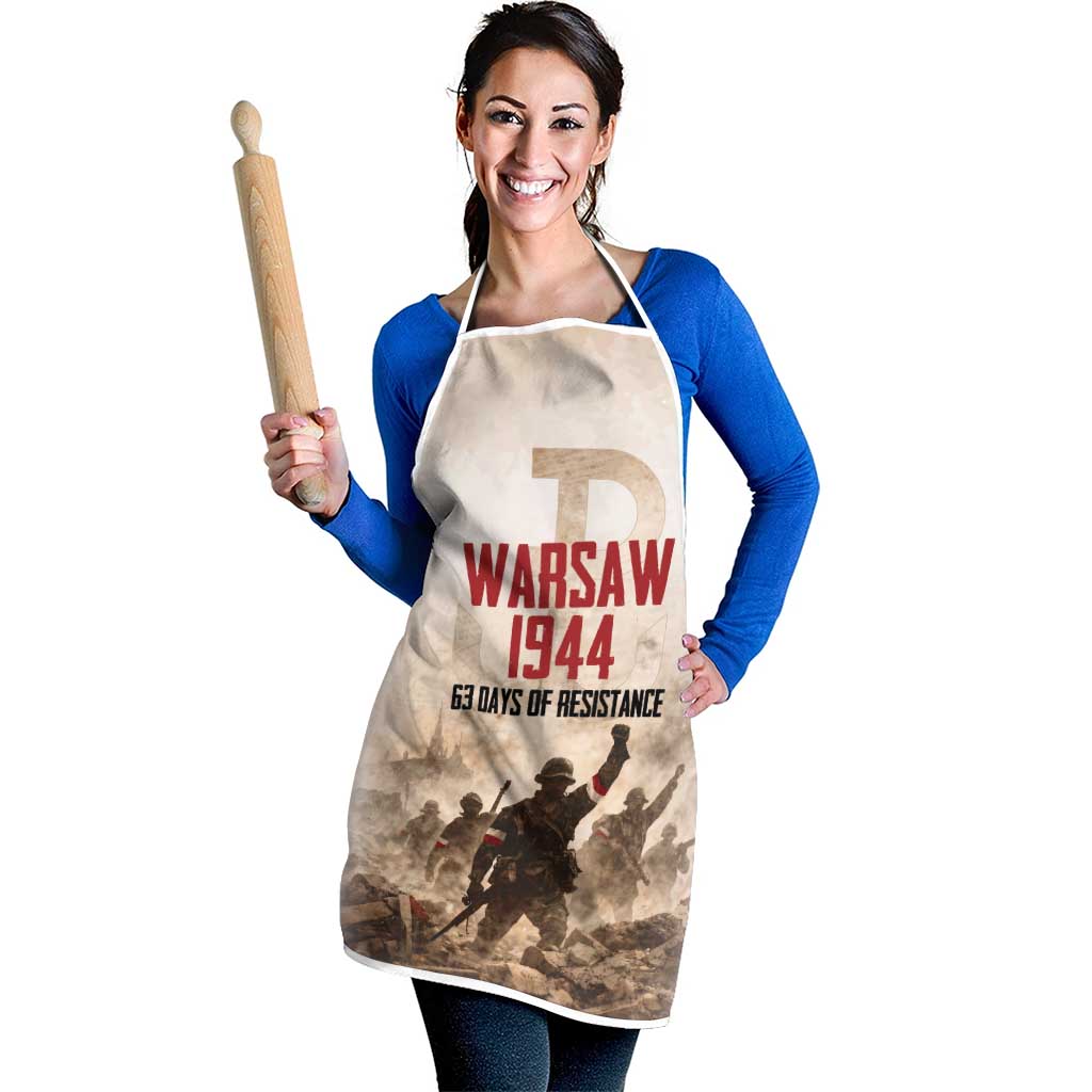Polish Kotwica Warsaw Uprising 1944 Apron 63 Days of Resistance WWII