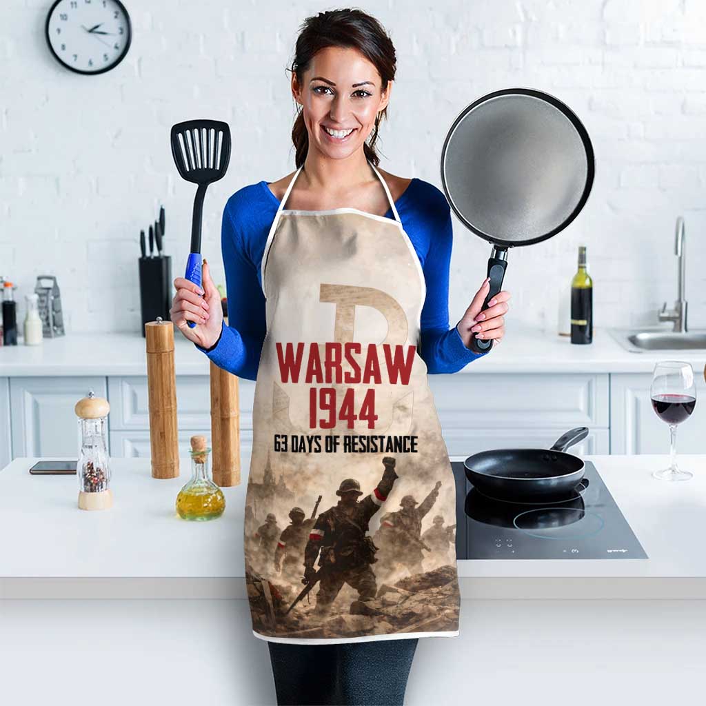 Polish Kotwica Warsaw Uprising 1944 Apron 63 Days of Resistance WWII