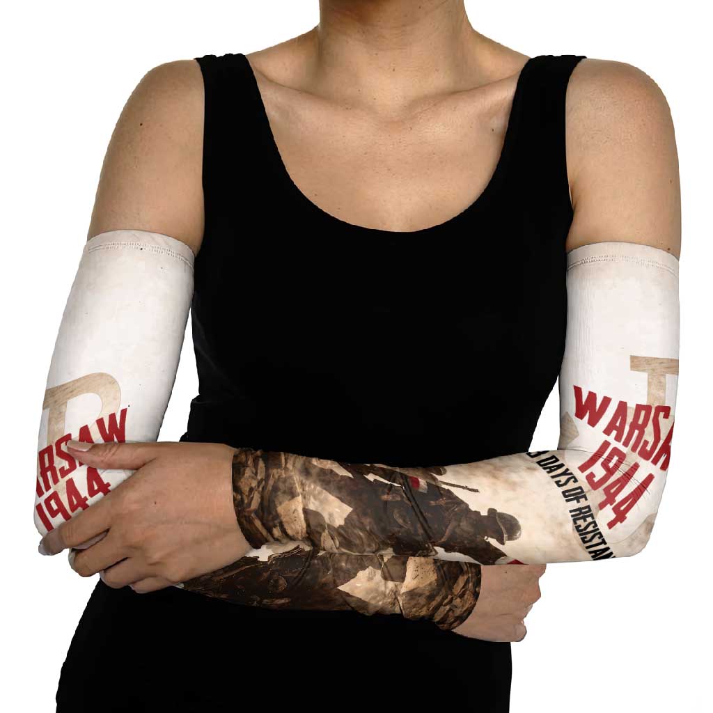 Polish Kotwica Warsaw Uprising 1944 Arm Sleeves 63 Days of Resistance WWII