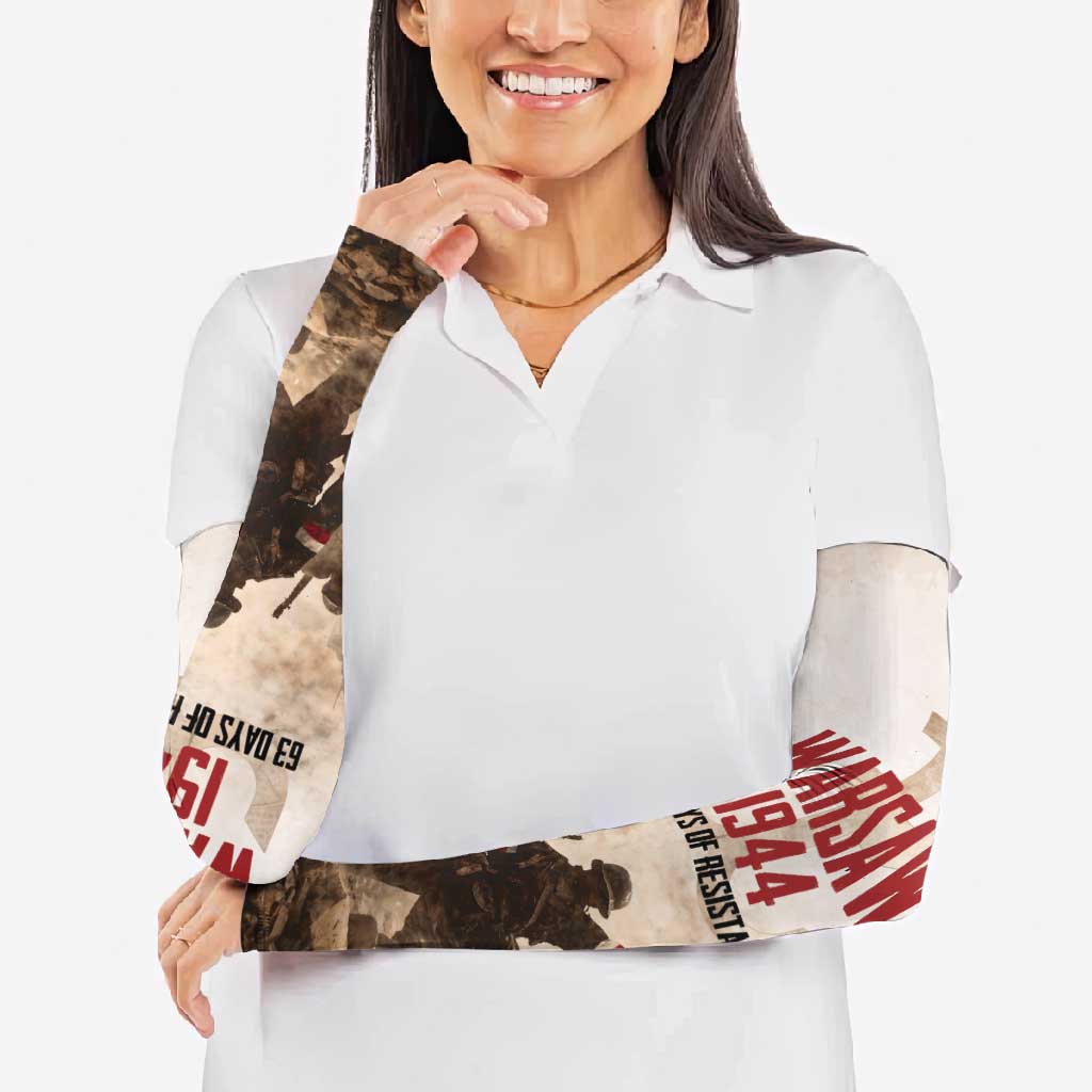 Polish Kotwica Warsaw Uprising 1944 Arm Sleeves 63 Days of Resistance WWII