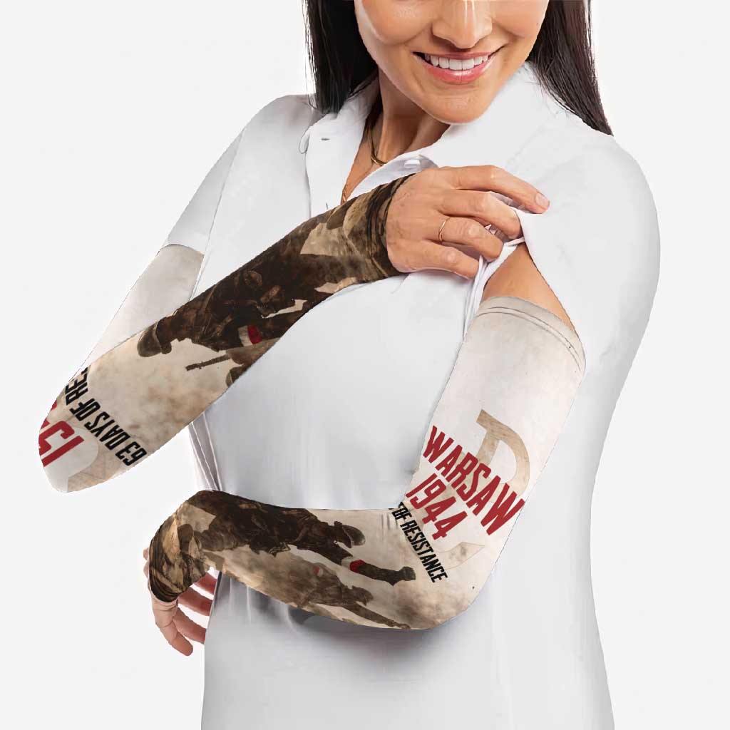 Polish Kotwica Warsaw Uprising 1944 Arm Sleeves 63 Days of Resistance WWII