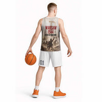 Polish Kotwica Warsaw Uprising 1944 Basketball Jersey 63 Days of Resistance WWII