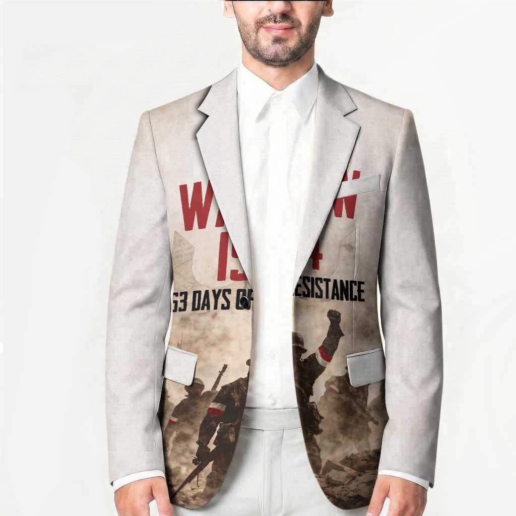 Polish Kotwica Warsaw Uprising 1944 Blazer 63 Days of Resistance WWII