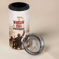 Polish Kotwica Warsaw Uprising 1944 4 in 1 Can Cooler Tumbler 63 Days of Resistance WWII