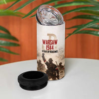 Polish Kotwica Warsaw Uprising 1944 4 in 1 Can Cooler Tumbler 63 Days of Resistance WWII