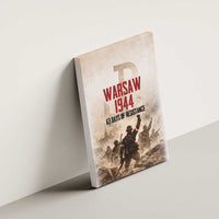 Polish Kotwica Warsaw Uprising 1944 Canvas Wall Art 63 Days of Resistance WWII