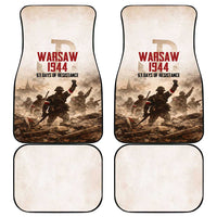 Polish Kotwica Warsaw Uprising 1944 Car Mats 63 Days of Resistance WWII