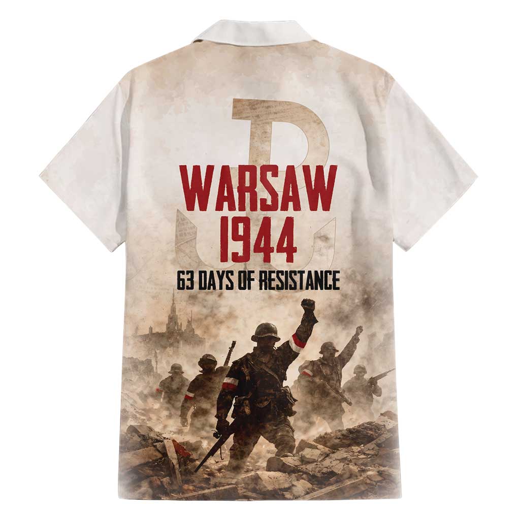 Polish Kotwica Warsaw Uprising 1944 Family Matching Puletasi and Hawaiian Shirt 63 Days of Resistance WWII