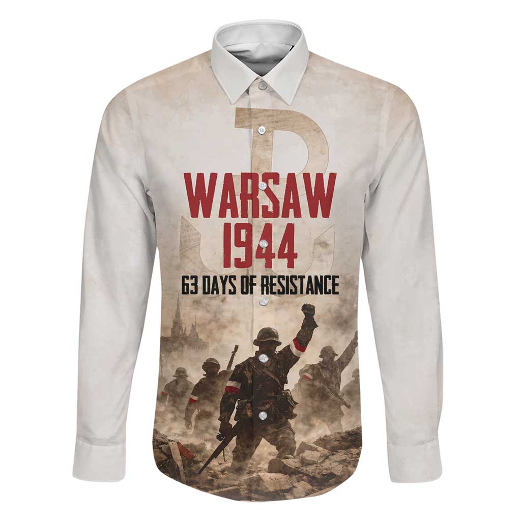 Polish Kotwica Warsaw Uprising 1944 Family Matching Summer Maxi Dress and Hawaiian Shirt 63 Days of Resistance WWII