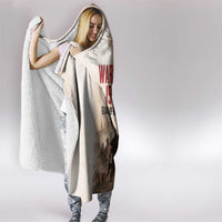 Polish Kotwica Warsaw Uprising 1944 Hooded Blanket 63 Days of Resistance WWII