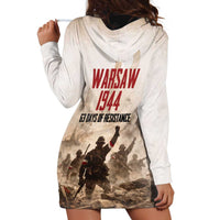 Polish Kotwica Warsaw Uprising 1944 Hoodie Dress 63 Days of Resistance WWII