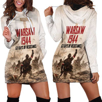 Polish Kotwica Warsaw Uprising 1944 Hoodie Dress 63 Days of Resistance WWII