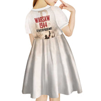 Polish Kotwica Warsaw Uprising 1944 Kid Short Sleeve Dress 63 Days of Resistance WWII