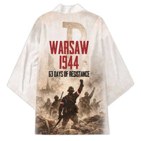Polish Kotwica Warsaw Uprising 1944 Kimono 63 Days of Resistance WWII