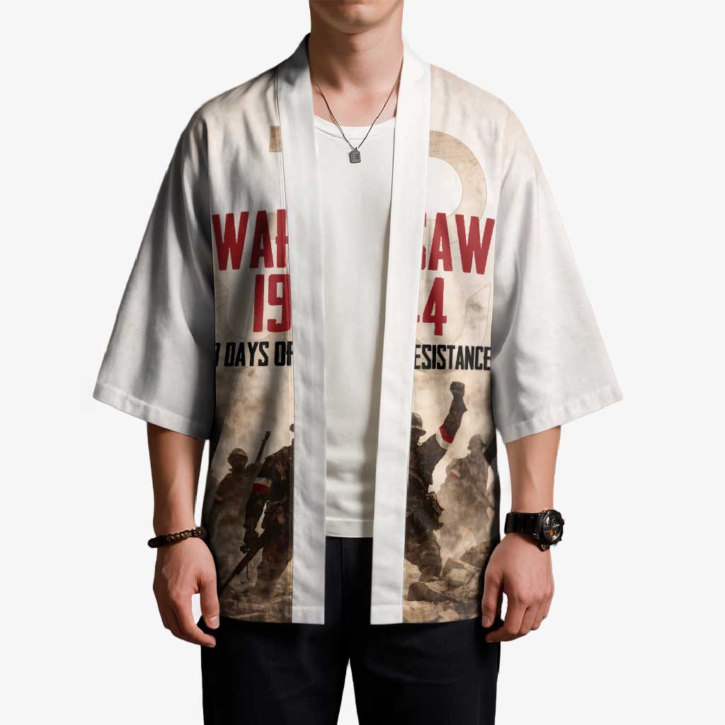 Polish Kotwica Warsaw Uprising 1944 Kimono 63 Days of Resistance WWII