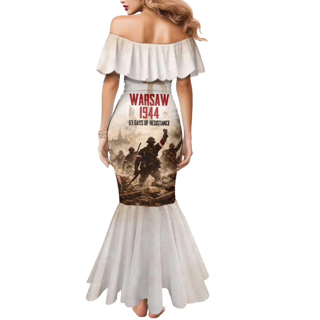 Polish Kotwica Warsaw Uprising 1944 Mermaid Dress 63 Days of Resistance WWII
