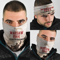 Polish Kotwica Warsaw Uprising 1944 Neck Gaiter 63 Days of Resistance WWII