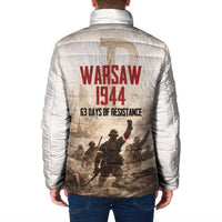 Polish Kotwica Warsaw Uprising 1944 Padded Jacket 63 Days of Resistance WWII