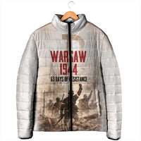 Polish Kotwica Warsaw Uprising 1944 Padded Jacket 63 Days of Resistance WWII