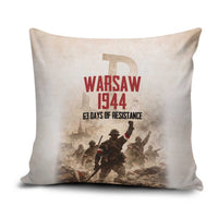 Polish Kotwica Warsaw Uprising 1944 Pillow Cover 63 Days of Resistance WWII