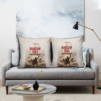 Polish Kotwica Warsaw Uprising 1944 Pillow Cover 63 Days of Resistance WWII