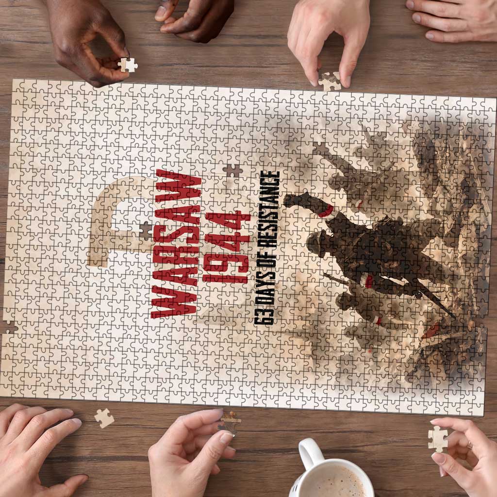 Polish Kotwica Warsaw Uprising 1944 Puzzle 63 Days of Resistance WWII