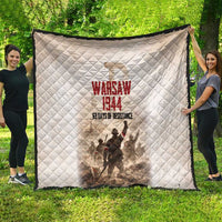 Polish Kotwica Warsaw Uprising 1944 Quilt 63 Days of Resistance WWII