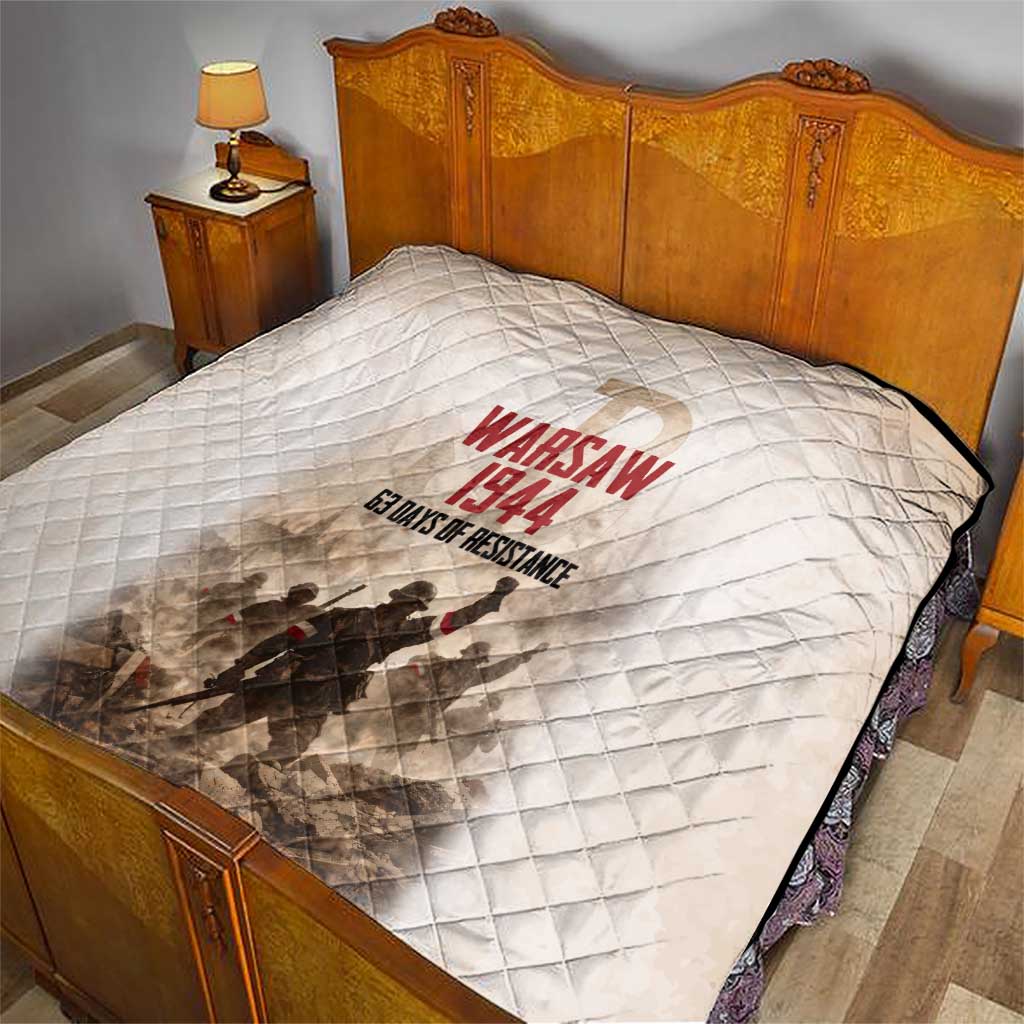 Polish Kotwica Warsaw Uprising 1944 Quilt 63 Days of Resistance WWII