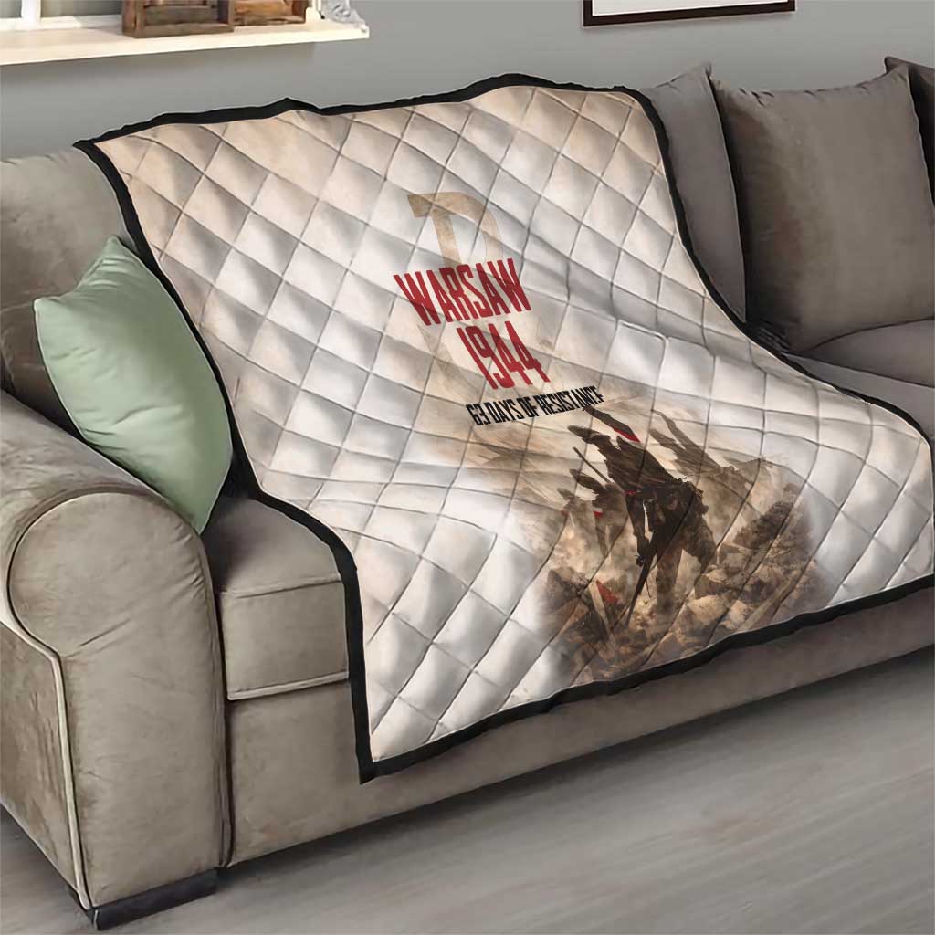 Polish Kotwica Warsaw Uprising 1944 Quilt 63 Days of Resistance WWII