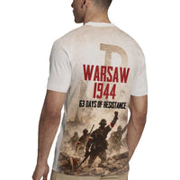 Polish Kotwica Warsaw Uprising 1944 Rugby Jersey 63 Days of Resistance WWII