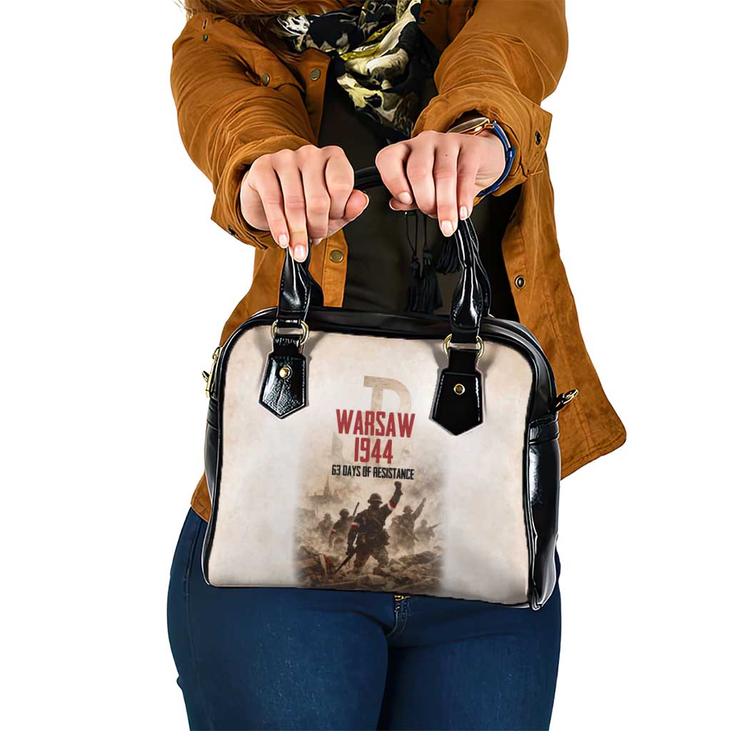 Polish Kotwica Warsaw Uprising 1944 Shoulder Handbag 63 Days of Resistance WWII