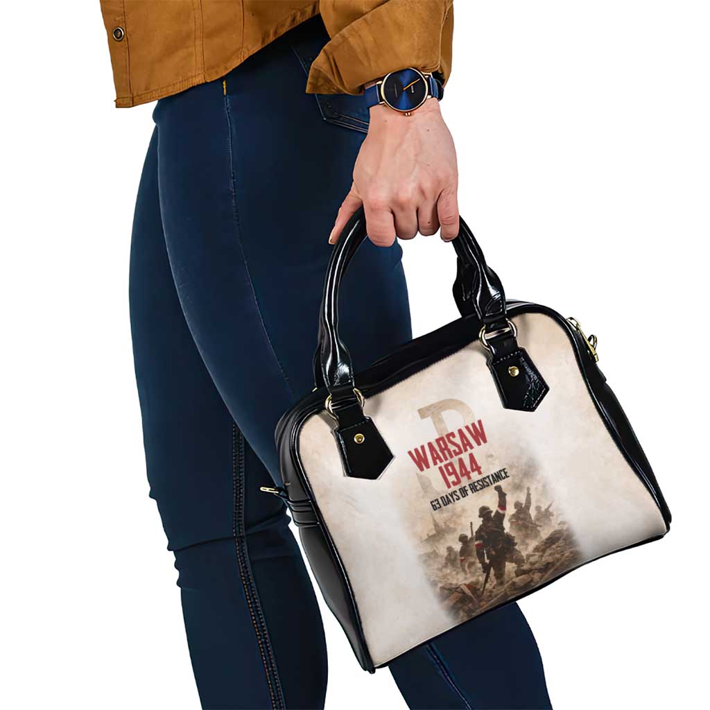 Polish Kotwica Warsaw Uprising 1944 Shoulder Handbag 63 Days of Resistance WWII