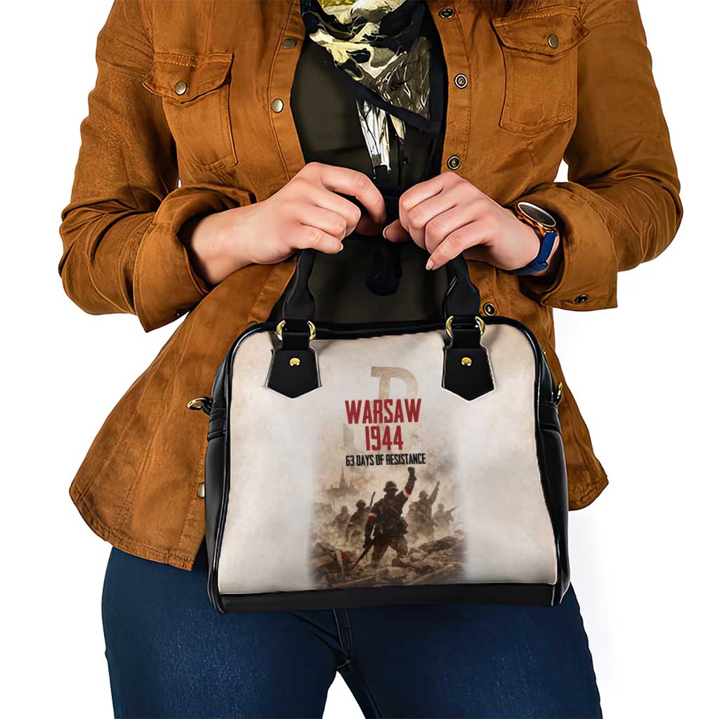 Polish Kotwica Warsaw Uprising 1944 Shoulder Handbag 63 Days of Resistance WWII