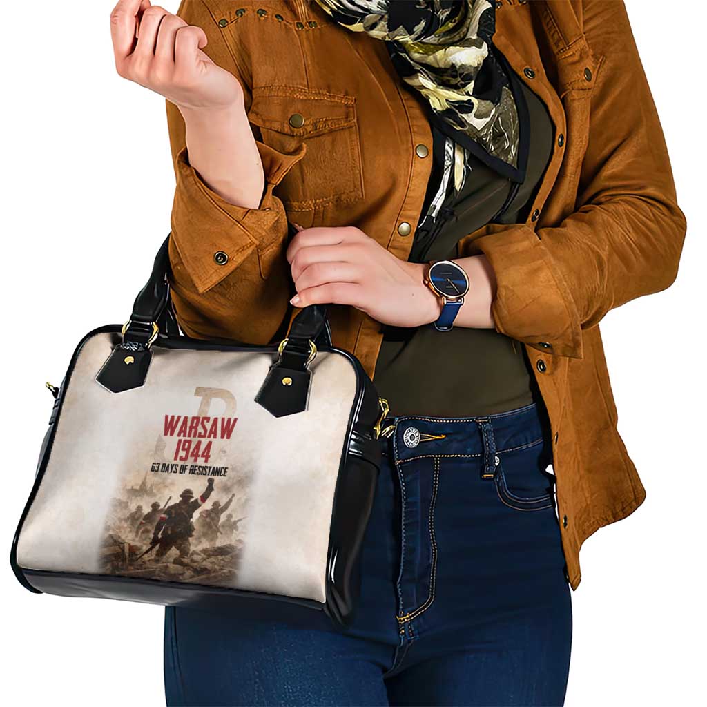 Polish Kotwica Warsaw Uprising 1944 Shoulder Handbag 63 Days of Resistance WWII