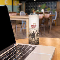 Polish Kotwica Warsaw Uprising 1944 Skinny Tumbler 63 Days of Resistance WWII
