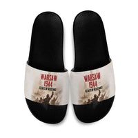Polish Kotwica Warsaw Uprising 1944 Slide Sandals 63 Days of Resistance WWII