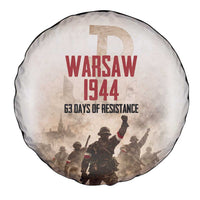 Polish Kotwica Warsaw Uprising 1944 Spare Tire Cover 63 Days of Resistance WWII