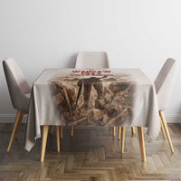 Polish Kotwica Warsaw Uprising 1944 Tablecloth 63 Days of Resistance WWII