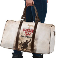 Polish Kotwica Warsaw Uprising 1944 Travel Bag 63 Days of Resistance WWII