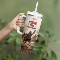 Polish Kotwica Warsaw Uprising 1944 Tumbler With Handle 63 Days of Resistance WWII