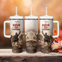 Polish Kotwica Warsaw Uprising 1944 Tumbler With Handle 63 Days of Resistance WWII