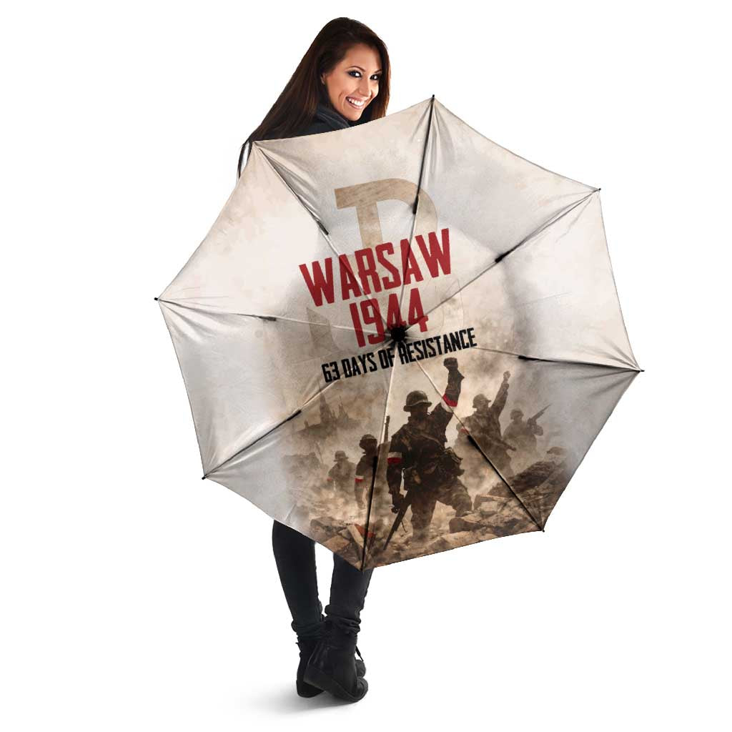 Polish Kotwica Warsaw Uprising 1944 Umbrella 63 Days of Resistance WWII
