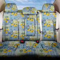 Sicily Italy Lemon Maiolica Back Car Seat Cover Sicilian Citrus Tile Mediterranean Art