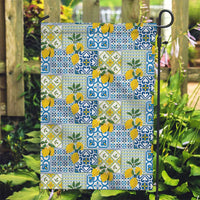 Sicily Italy Lemon Maiolica Garden Flag Sicilian Citrus Tile Mediterranean Art