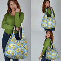 Sicily Italy Lemon Maiolica Grocery Bag Sicilian Citrus Tile Mediterranean Art