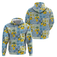 Sicily Italy Lemon Maiolica Hoodie Sicilian Citrus Tile Mediterranean Art