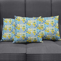 Sicily Italy Lemon Maiolica Pillow Cover Sicilian Citrus Tile Mediterranean Art