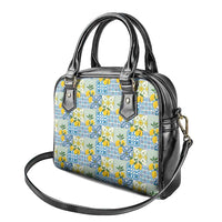 Sicily Italy Lemon Maiolica Shoulder Handbag Sicilian Citrus Tile Mediterranean Art